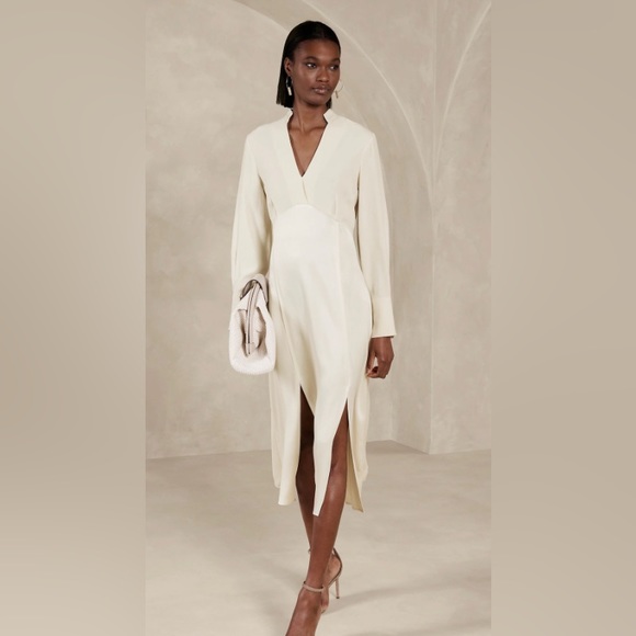 BANANA REPUBLIC SUSANA MIDI DRESS - Picture 4 of 8